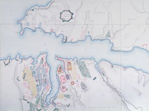 Mappa di Sebastopoli, 1854