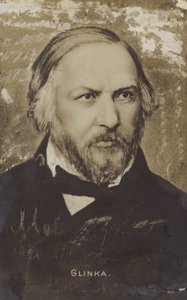 Mikhail Ivanovich Glinka, compositore russo (1804-1857) da Russian School