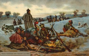 Ritirata di Napoleone da Mosca da Russian School