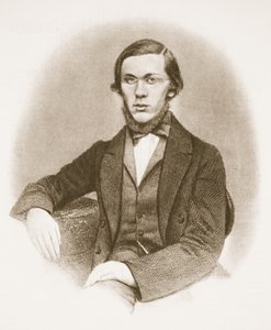 Nikolai Dobrolyubov (foto seppia) da Russian School