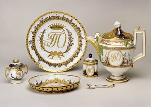 Servizio da tè Orlov della Fabbrica Imperiale di Porcellana, San Pietroburgo