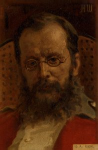 Ritratto di Cesar Cui da Russian School