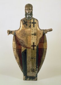 Statua di San Nicola di Mozhaisk, Russia, fine XVI secolo