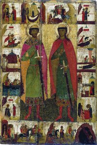 I santi Boris e Gleb, XIV secolo