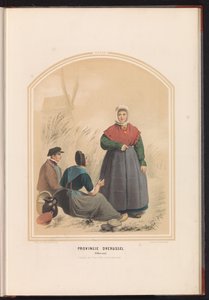 Costume tradizionale di Oldenzaal in Overijssel, 1857 da Ruurt de Vries