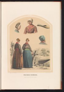 Costume tradizionale di Overijssel, 1857 da Ruurt de Vries