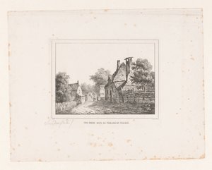 Vista del villaggio di Velsen da S.F. Sanders