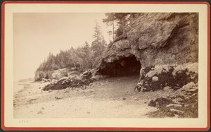 [Grotta, forse a Mt. Desert, Maine]. da S.R. Stoddard