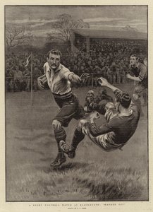 Una partita di rugby a Blackheath, Handed Off
