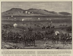 Con il 62° Yeomanry Imperiale, il loro Primo Combattimento, Venti Miglia da Kroonstad