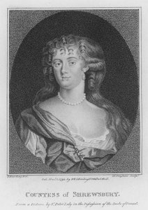 Contessa di Shrewsbury (incisione) da S. (after) Harding