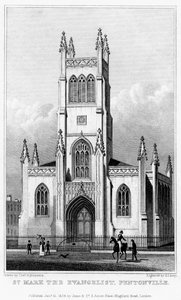 Chiesa di San Marco Evangelista, Pentonville, Islington, Londra, 1828