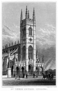 Chiesa di San Luca, Chelsea, Londra, 1828