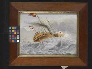 Lo yacht di Sua Maestà al largo dell