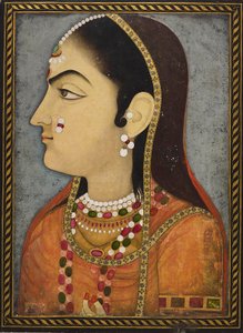 Ritratto di una signora, c1800 da Sahib Ram