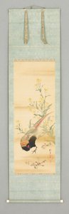 Fagiano e ramo fiorito,
1615-1868 (colore e inchiostro su seta) da Sakai Hoitsu