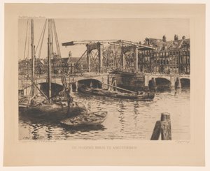 Il Magere Brug ad Amsterdam da Salomon Garf
