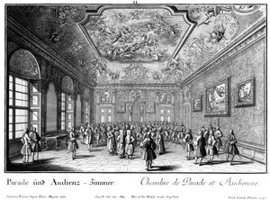 Sala delle udienze da Salomon Kleiner