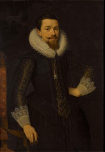 Ritratto di Pieter Boudaen Courten (1594-1668) da Salomon Mesdach (attributed to)