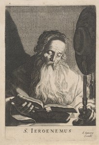 San Girolamo che legge alla luce di una candela da Salomon Savery (attributed to)
