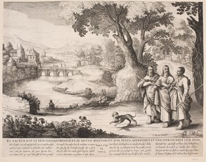Pellegrini a Emmaus da Salomon Savery