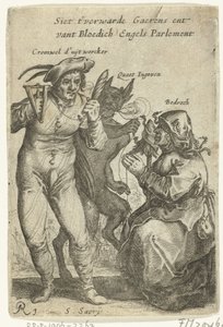 Caricatura di Cromwell, ca. 1652-1654