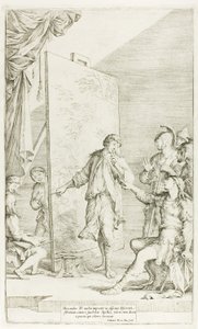 Alessandro nello studio di Apelle da Salvator Rosa