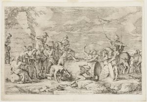 La morte di Atilio Regolo da Salvator Rosa