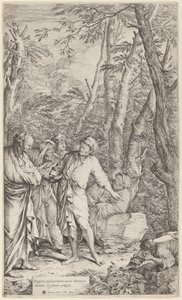 Diogene Getta via la sua Ciotola da Salvator Rosa