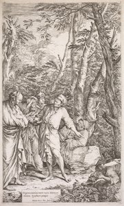 Diogene e la Sua Coppa da Salvator Rosa