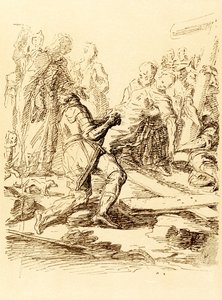 Ritrovamento della Croce da Salvator Rosa