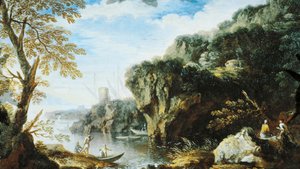 Marina, Scuola di Salvator Rosa da Salvator Rosa
