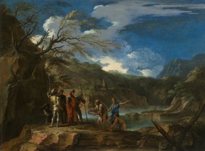Policrate e il Pescatore da Salvator Rosa