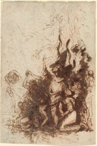 La resurrezione di Lazzaro da Salvator Rosa