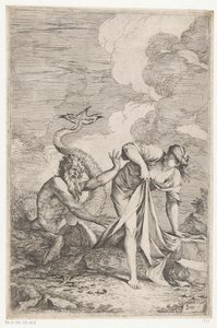 Scilla fugge da Glauco da Salvator Rosa