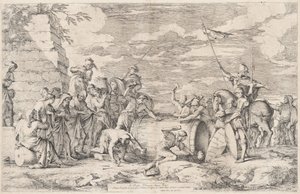La morte di Atilio Regolo da Salvator Rosa
