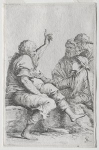 La serie delle figurine: Figurina, 1656-57 da Salvator Rosa