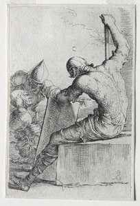 La serie delle figurine: Figurina, 1656-57 da Salvator Rosa