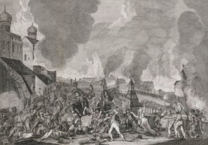 Incendio di Mosca il 15 settembre 1812 I francesi a Mosca, 1812-1823