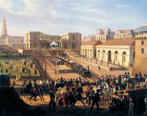 Inaugurazione della Ferrovia Napoli-Portici, 3 ottobre da Salvatore Fergola