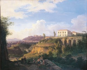 Italia, Napoli, Vista della Villa Ruffo a Capodimonte