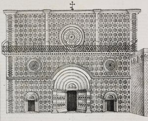 Facciata della basilica di Santa Maria di Collemaggio, L