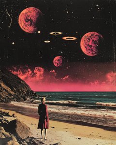 Incontro sulla spiaggia cosmica