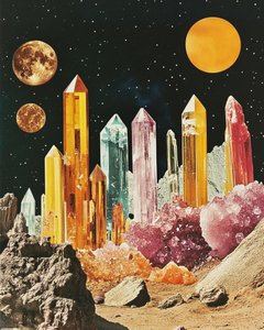 Città dei Cristalli Cosmici da Samantha Hearn