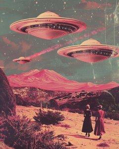 Incontro con un UFO nel deserto