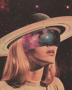 La donna dello spazio surreale