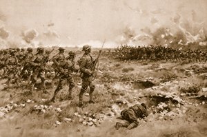 La loro ultima speranza: soldati tedeschi demoralizzati implorano clemenza dalle truppe britanniche avanzanti da Samuel (after) Begg