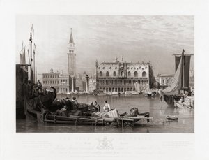 Palazzo Ducale e Piazza San Marco, Venezia da Samuel (after) Prout