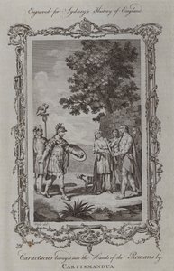 Carataco tradito nelle mani dei Romani da Cartimandua da Samuel (after) Wale