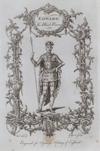 Edoardo il Principe Nero (incisione) da Samuel (after) Wale